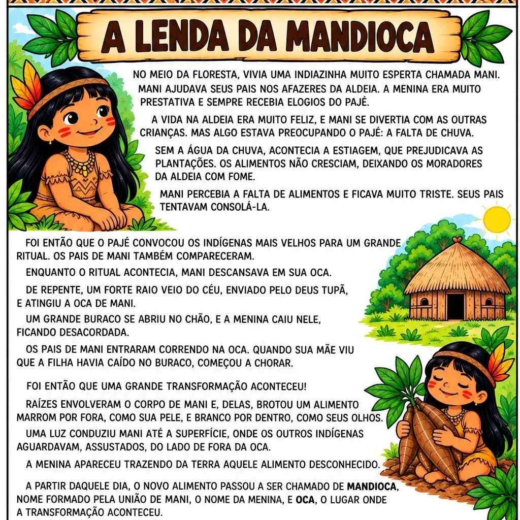 LENDA DA MANDIOCA - DIVERSIDADE CULTURAL E TRADIÇÕES INDIGENAS — amostra 2: MESA DA PROFESSORA