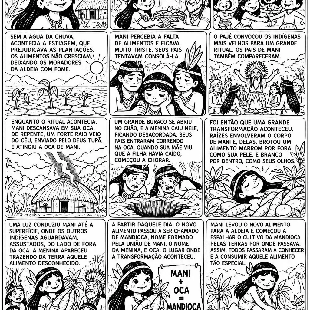 LENDA DA MANDIOCA - DIVERSIDADE CULTURAL E TRADIÇÕES INDIGENAS — amostra 3: Destinada aos estudantes do Ciclo de…