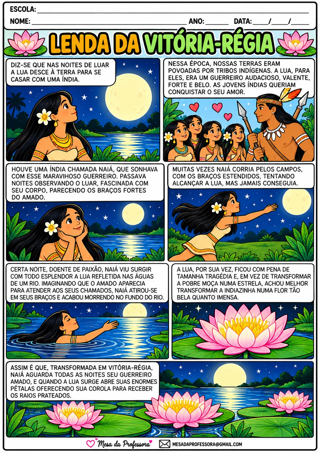 VITÓRIA RÉGIA - DIVERSIDADE CULTURAL E TRADIÇÕES INDIGENAS — amostra 1: PROPOSTA PEDAGÓGICA