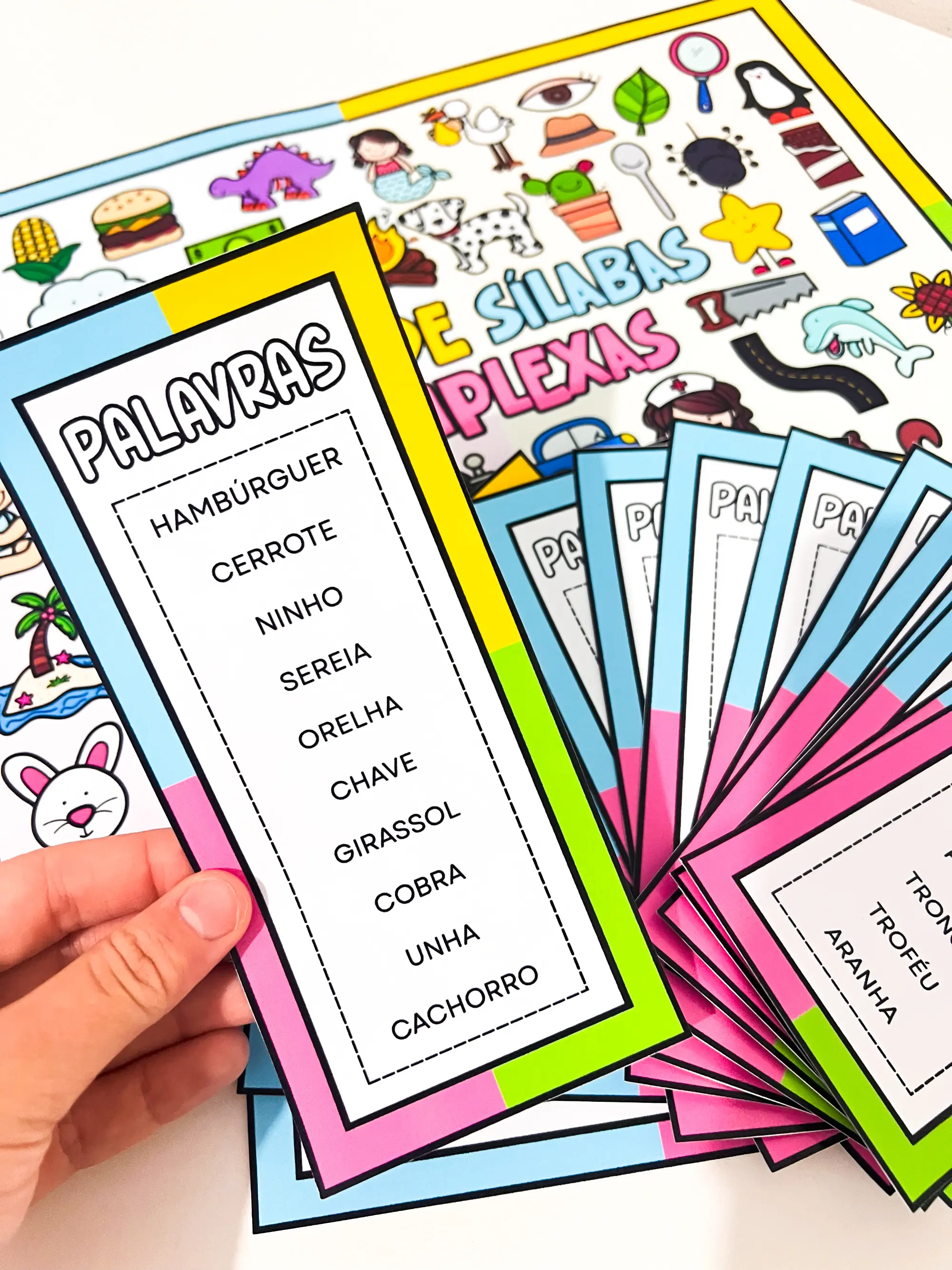 Lince de Palavras com Sílabas Complexas para Alfabetização — amostra 1: Lince de palavras com sílabas complexas para…