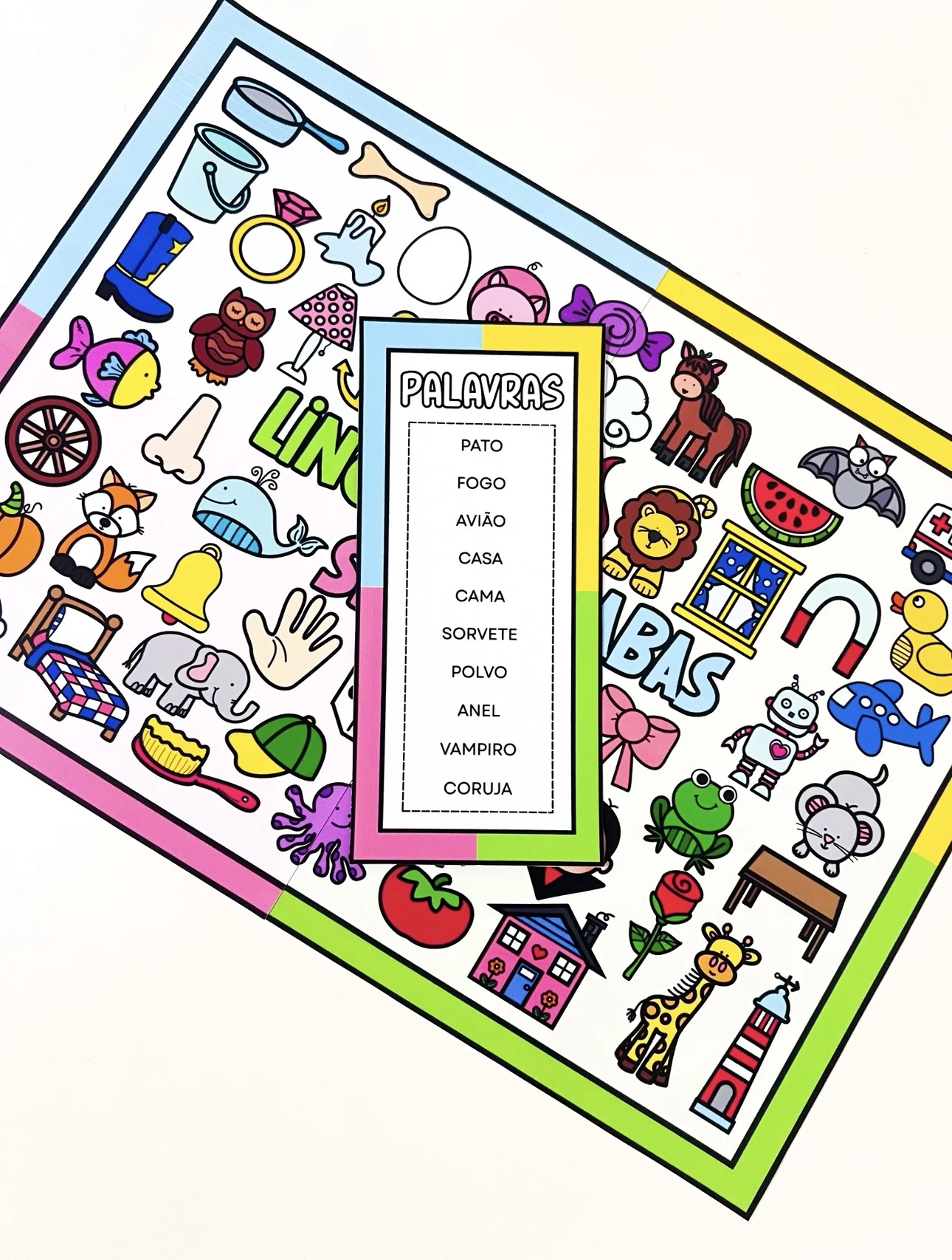 Lince de palavras sílabas simples — amostra 1: Lince de Palavras – Sílabas Simples Este material pedagógico é ideal para…