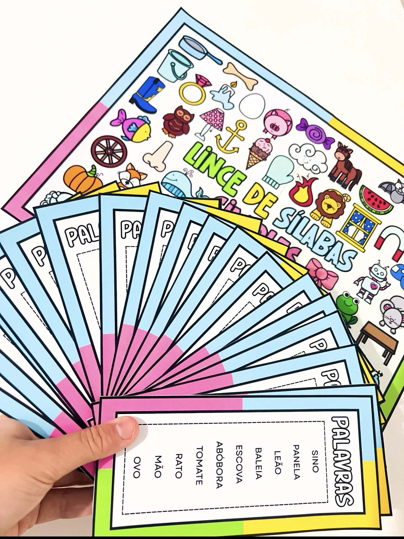 Lince de palavras sílabas simples — Alfabetização para Todas as séries: Lince de Palavras – Sílabas Simples Este material…