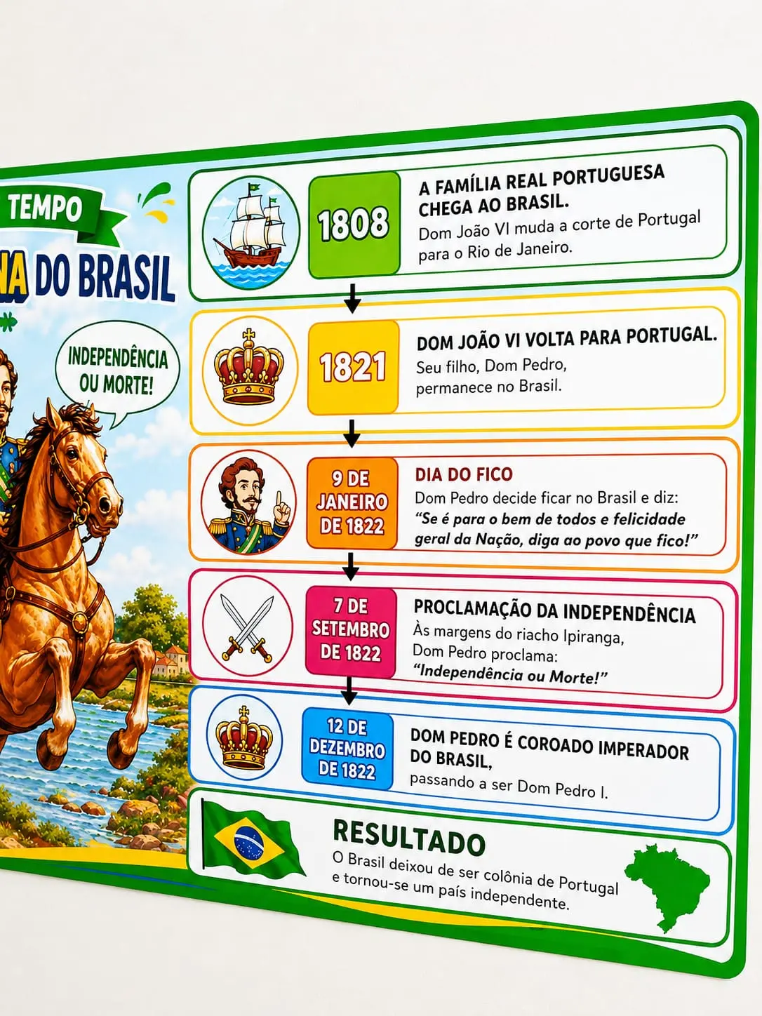 Linha do Tempo – Independência do Brasil — amostra 2: Sobre o Linha do Tempo – Independência do Brasil