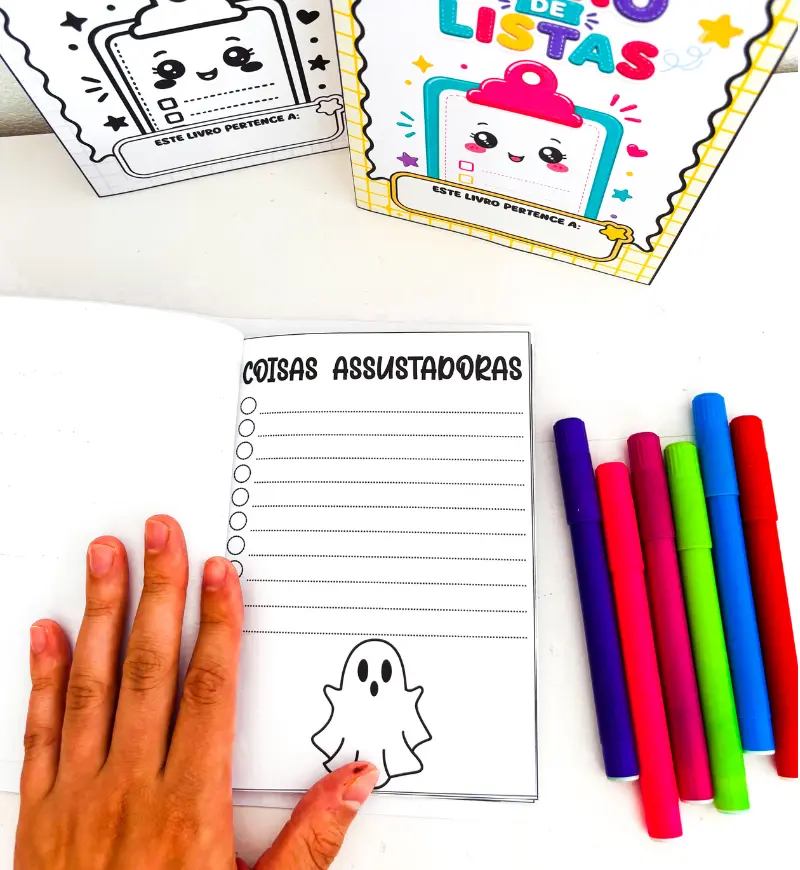 Listas para alfabetização: Meu Livro de Listas em PDF — amostra 5: Estimule a escrita espontânea com 20 listas temáticas e…