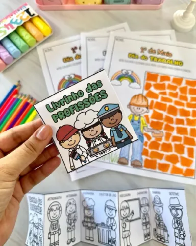 Livrinho Das Profissoes – PDF para Imprimir | Educação Infantil — amostra 2: Sobre o Livrinho Das Profissoes
