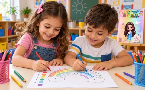 Livrinho de Colorir Dia das Crianças – 14 Atividades em PDF — amostra 1: Habilidades trabalhadas