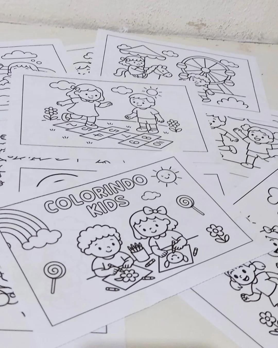 LIVRINHO DE COLORIR – DIA DAS CRIANÇAS GOODS — amostra 3: Prepare uma atividade superfofa e divertida para comemorar o Dia…