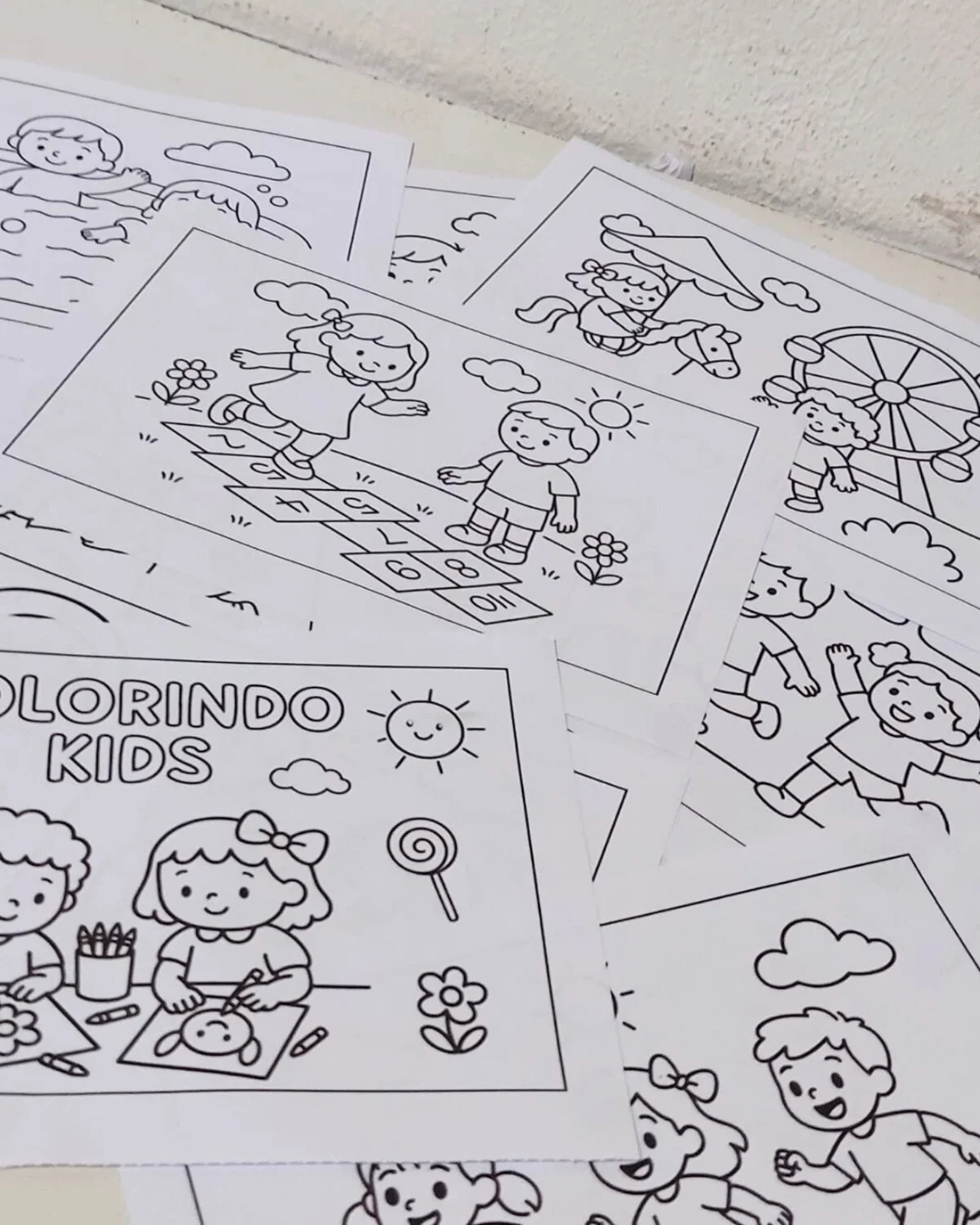 LIVRINHO DE COLORIR – DIA DAS CRIANÇAS GOODS — amostra 4: Prepare uma atividade superfofa e divertida para comemorar o Dia…