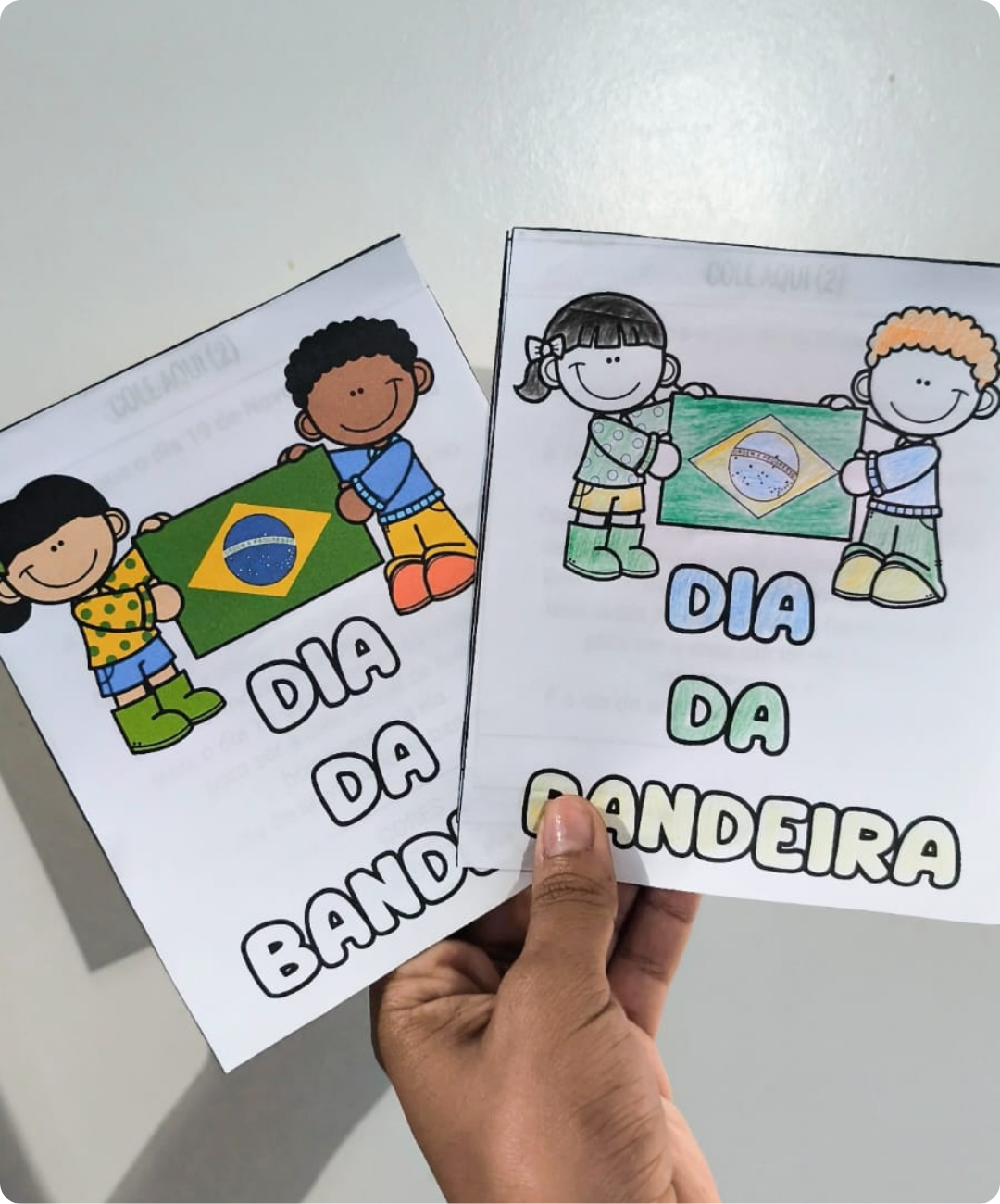Livrinho de curiosidades da bandeira para imprimir — amostra 4: Para quem o material é indicado