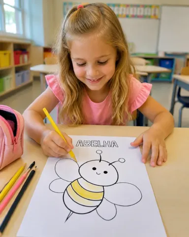 Livrinho de Insetos e Pequenos Animais para Colorir — amostra 4: Livrinho com 9 desenhos de insetos e pequenos animais para…