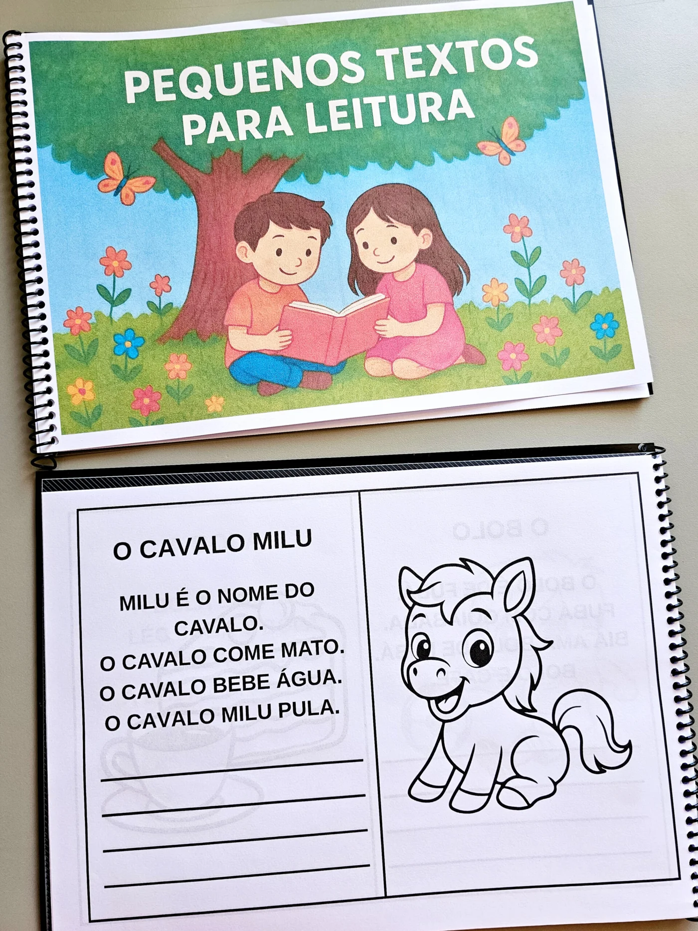 Livrinho de leitura sílabas simples letra bastão e cursiva — Alfabetização para Todas as séries: 📖✨ Livrinho de Leitura…
