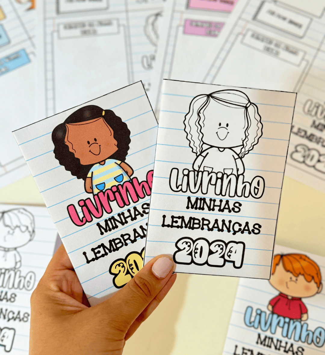 Livrinho de Lembranças 2024: PDF para Imprimir e Colorir — amostra 4: Para quem é indicado
