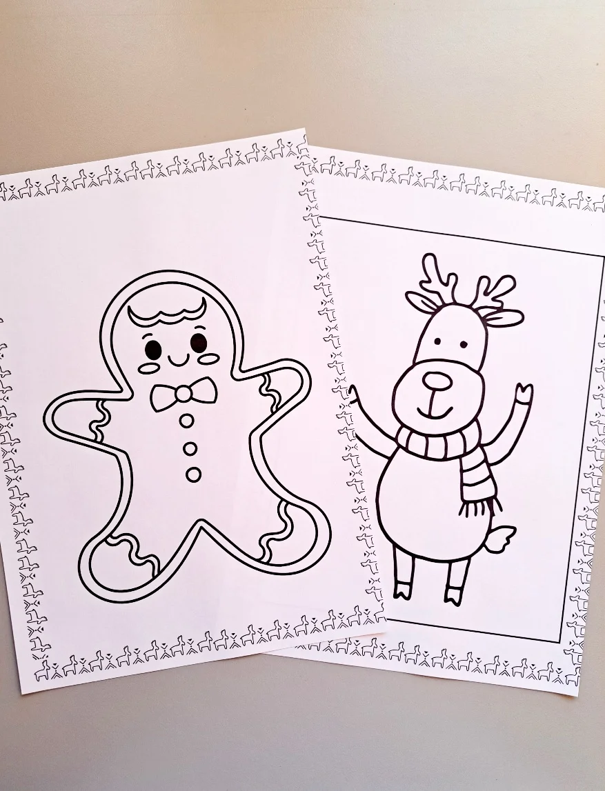Livrinho de Natal de colorir — amostra 1: *Livrinho de colorir de Natal* São 10 ilustrações para soltar a imaginação das…