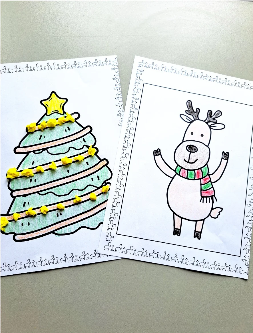 Livrinho de Natal de colorir — amostra 2: *Livrinho de colorir de Natal* São 10 ilustrações para soltar a imaginação das…