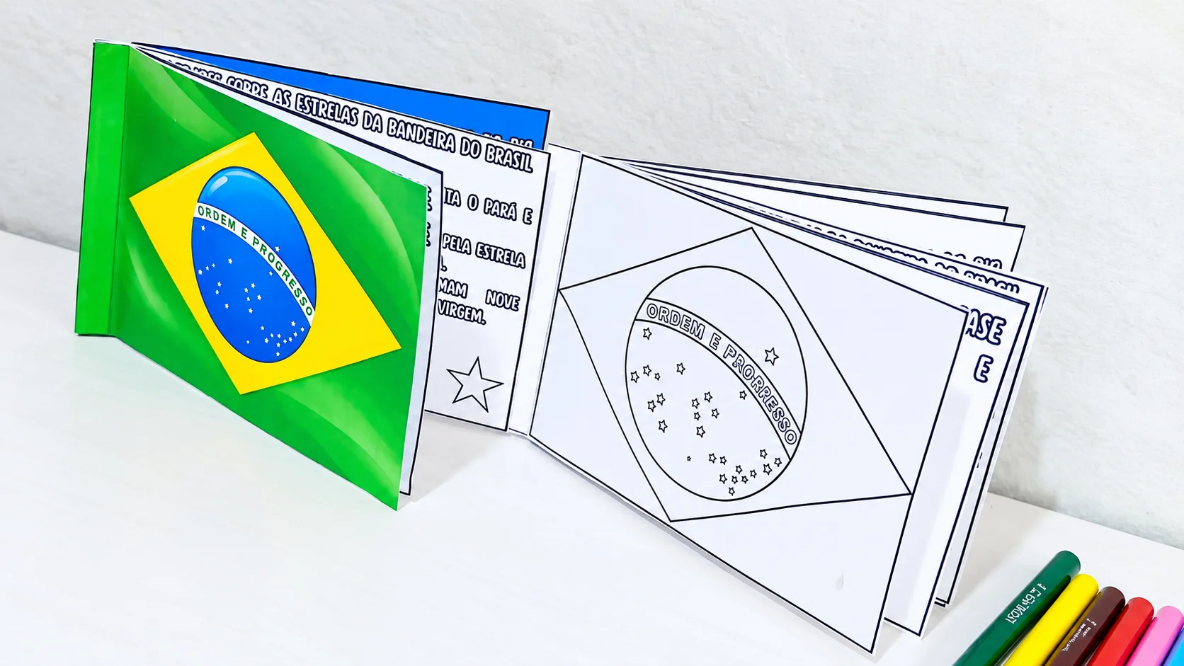 Livrinho Dia da Bandeira – 7 Páginas com Atividades para Imprimir — capa do material
