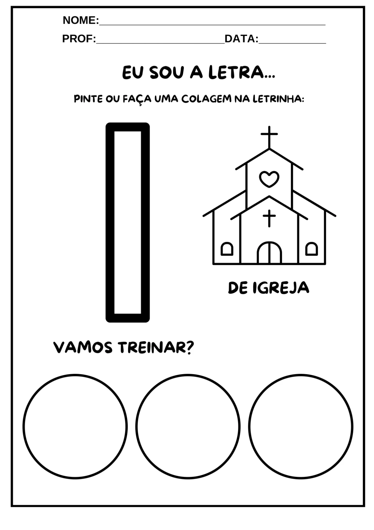 Livrinho do Alfabeto para Montar e Colorir (PDF) — amostra 6: Livrinho para montar, colorir e explorar cada letra do…
