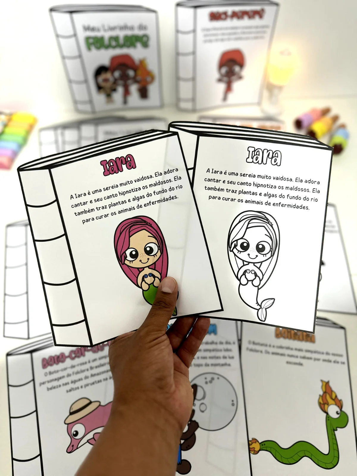 Livrinho do Folclore Brasileiro – PDF para Imprimir — amostra 1: Formato e entrega Livrinho do Folclore Brasileiro – PDF para Imprimir — amostra 1: Formato e entrega
