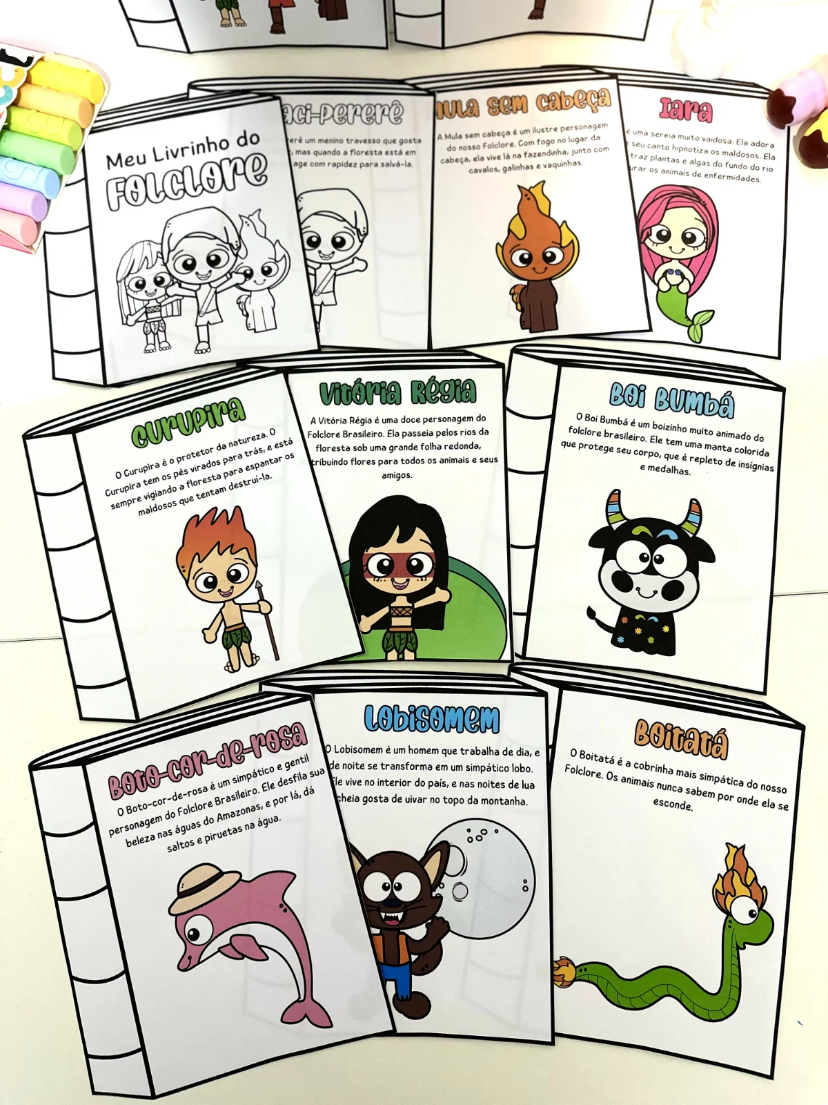 Livrinho do Folclore Brasileiro – PDF para Imprimir — amostra 3: Material pedagógico com as principais lendas ilustradas… Livrinho do Folclore Brasileiro – PDF para Imprimir — amostra 3: Material pedagógico com as principais lendas ilustradas…
