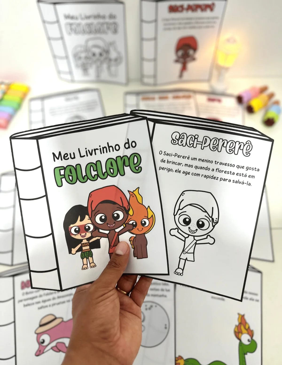 Livrinho do Folclore Brasileiro — amostra 2: O Livrinho do Folclore Brasileiro apresenta as principais lendas folclóricas…