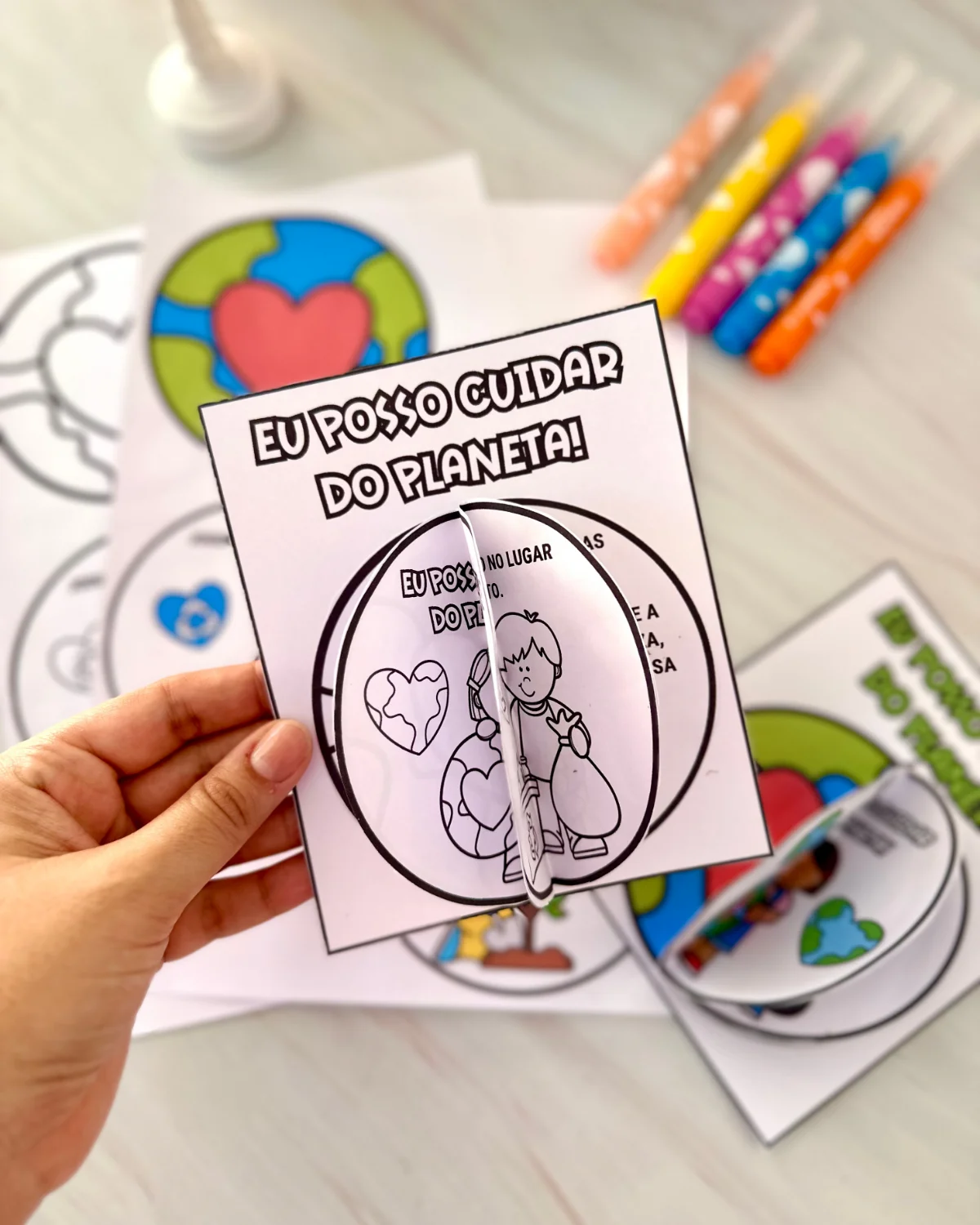 Livrinho “Eu posso cuidar do Planeta” – PDF para Imprimir — amostra 1: Sobre o Livrinho “Eu posso cuidar do Planeta”