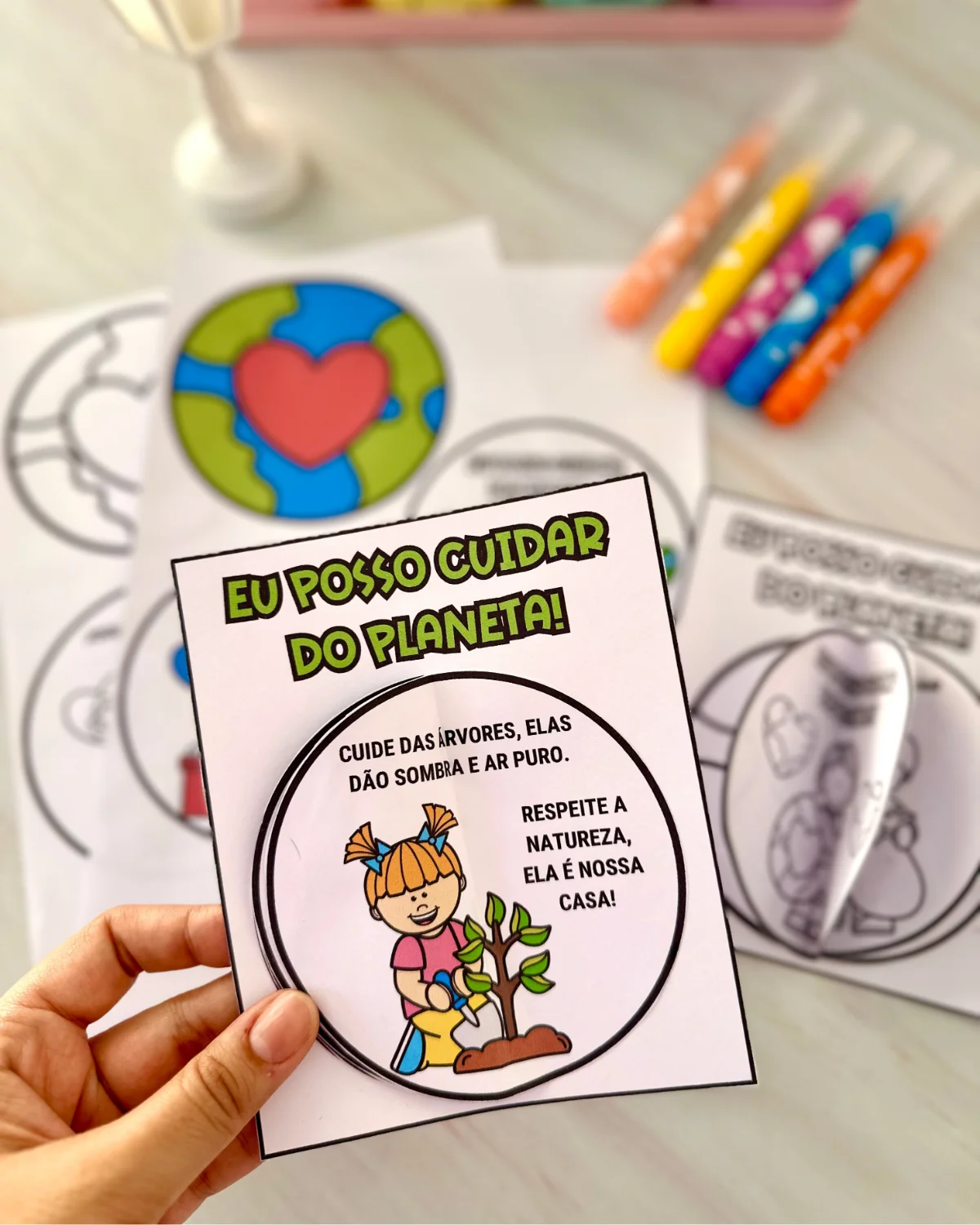 Livrinho “Eu posso cuidar do Planeta” – PDF para Imprimir — amostra 2: Livrinho “Eu posso cuidar do Planeta” para trabalhar…