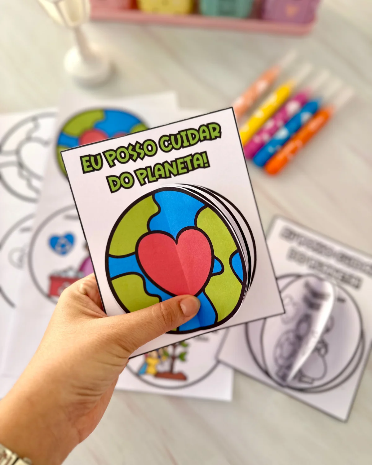 Livrinho “Eu posso cuidar do Planeta” – PDF para Imprimir — amostra 5: Livrinho “Eu posso cuidar do Planeta” para trabalhar…