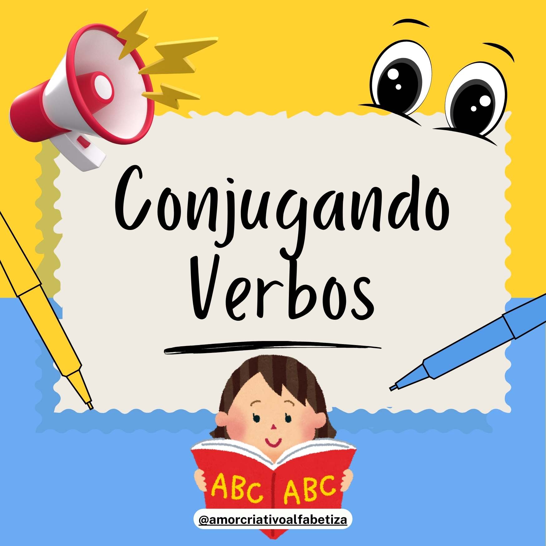 Livrinho Interativo Conjugando Verbos + Lata dos verbos – PDF para Imprimir | 6º ano — Português para Fundamental II…