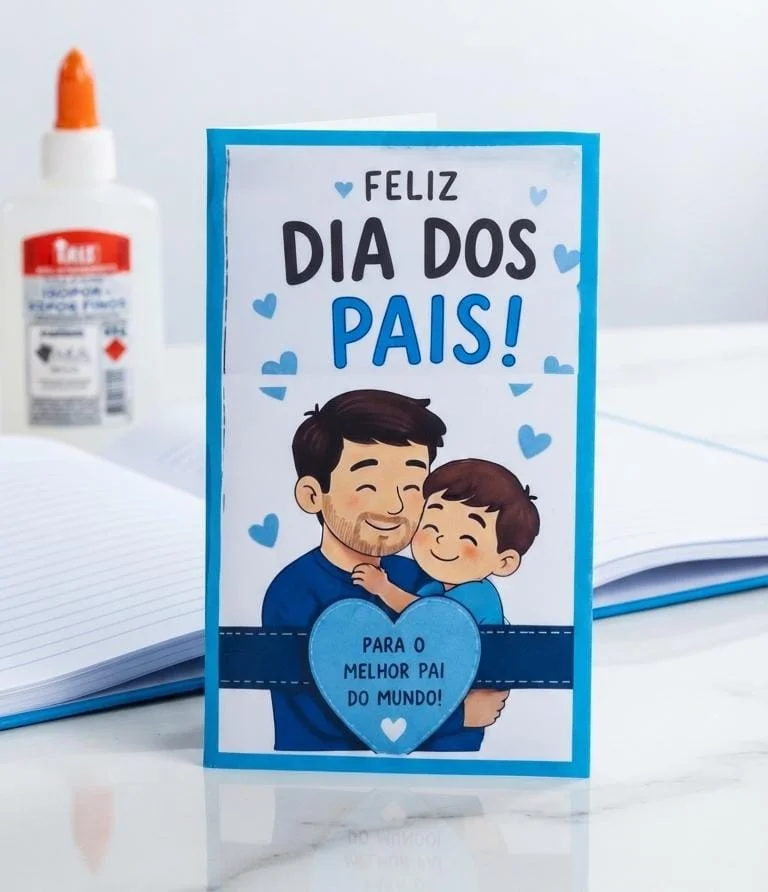 Livrinho Interativo Dia dos Pais em PDF | Atividade Afetiva para Educação Infantil — amostra 4: Um livrinho interativo…