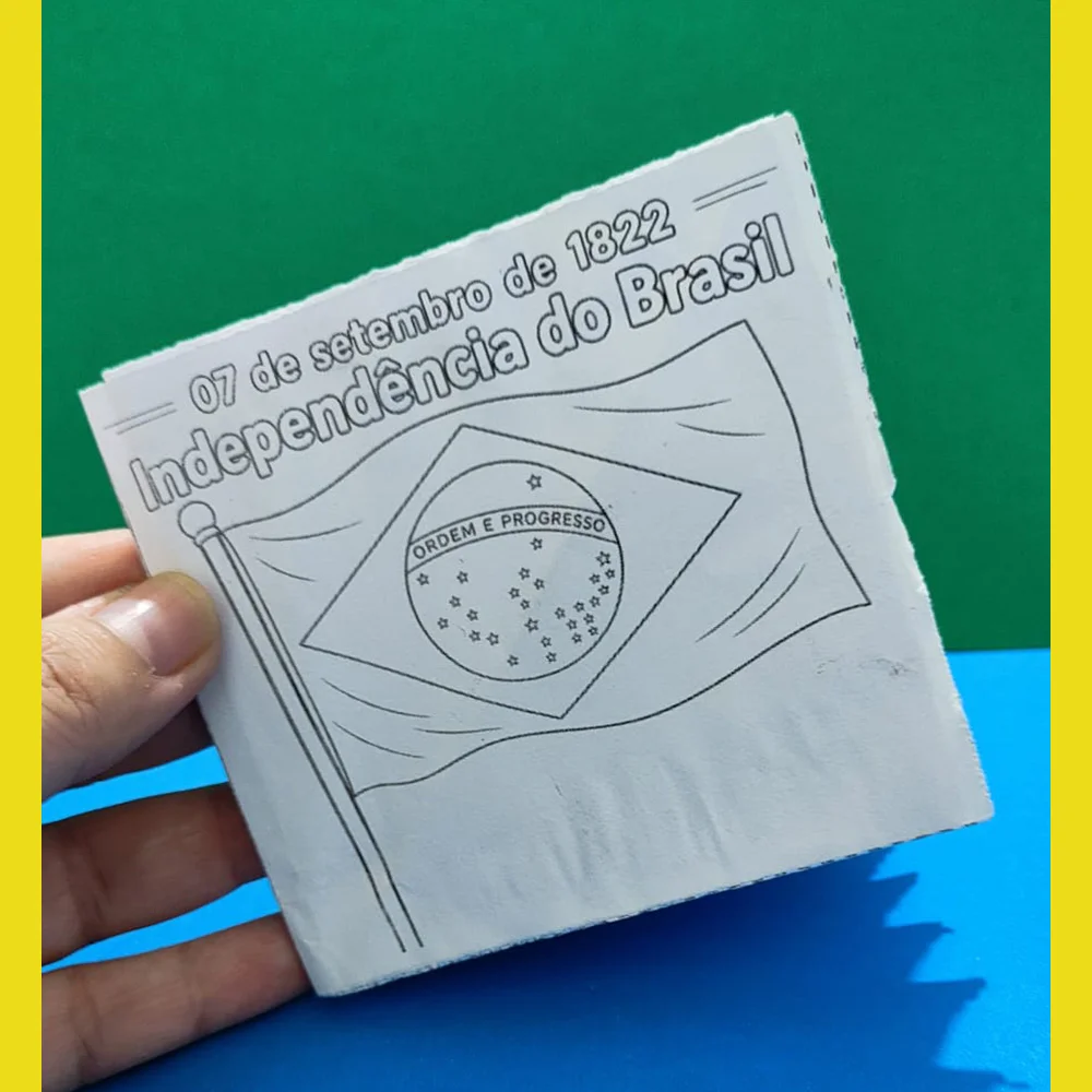 Livrinho Interativo Independência do Brasil — amostra 3: O material é ideal para trabalhar a Semana da Pátria, complementar…