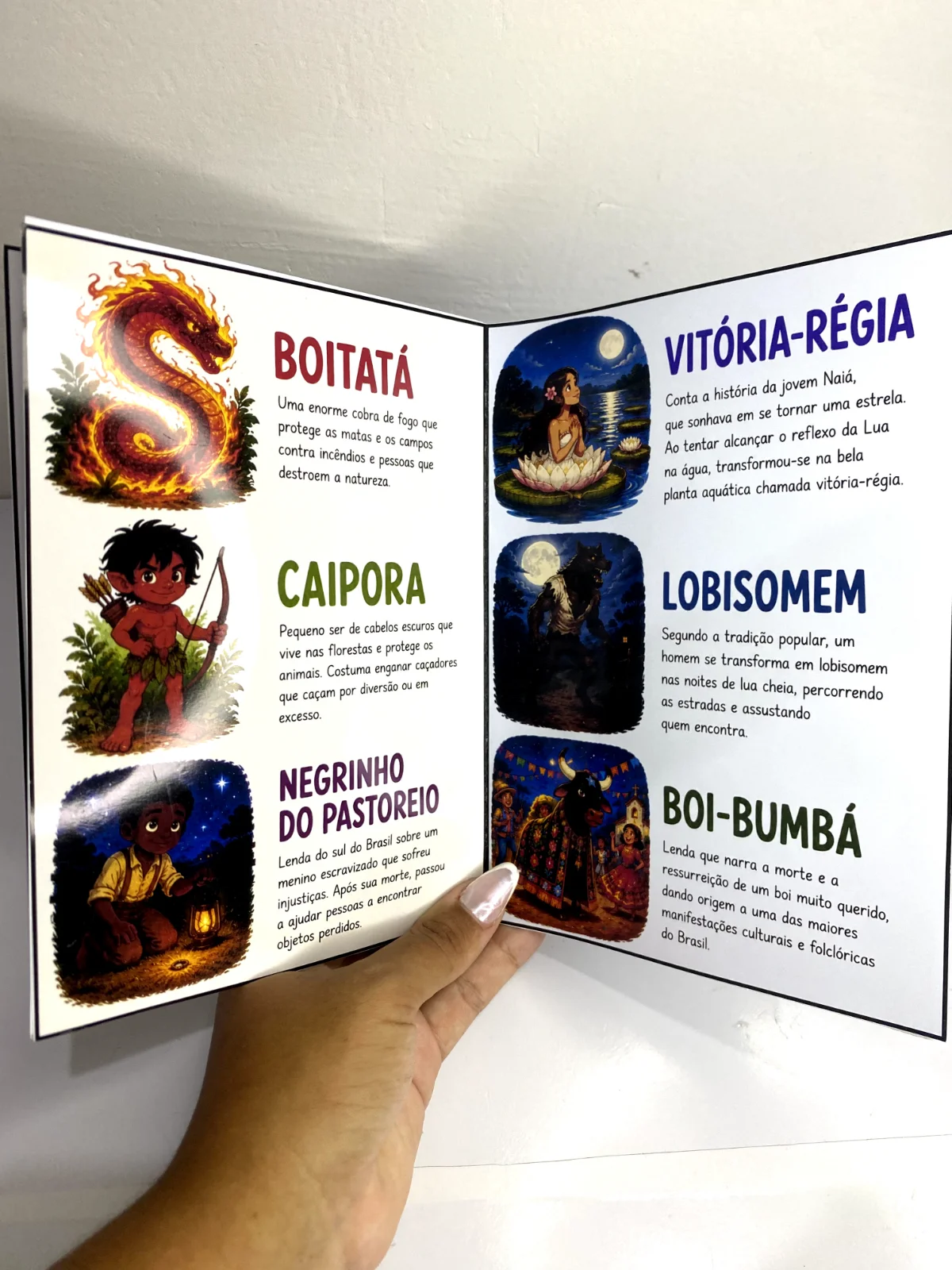 Livrinho Lendas do Folclore Brasileiro — amostra 2: Desperte o interesse das crianças pela cultura brasileira com um kit de…