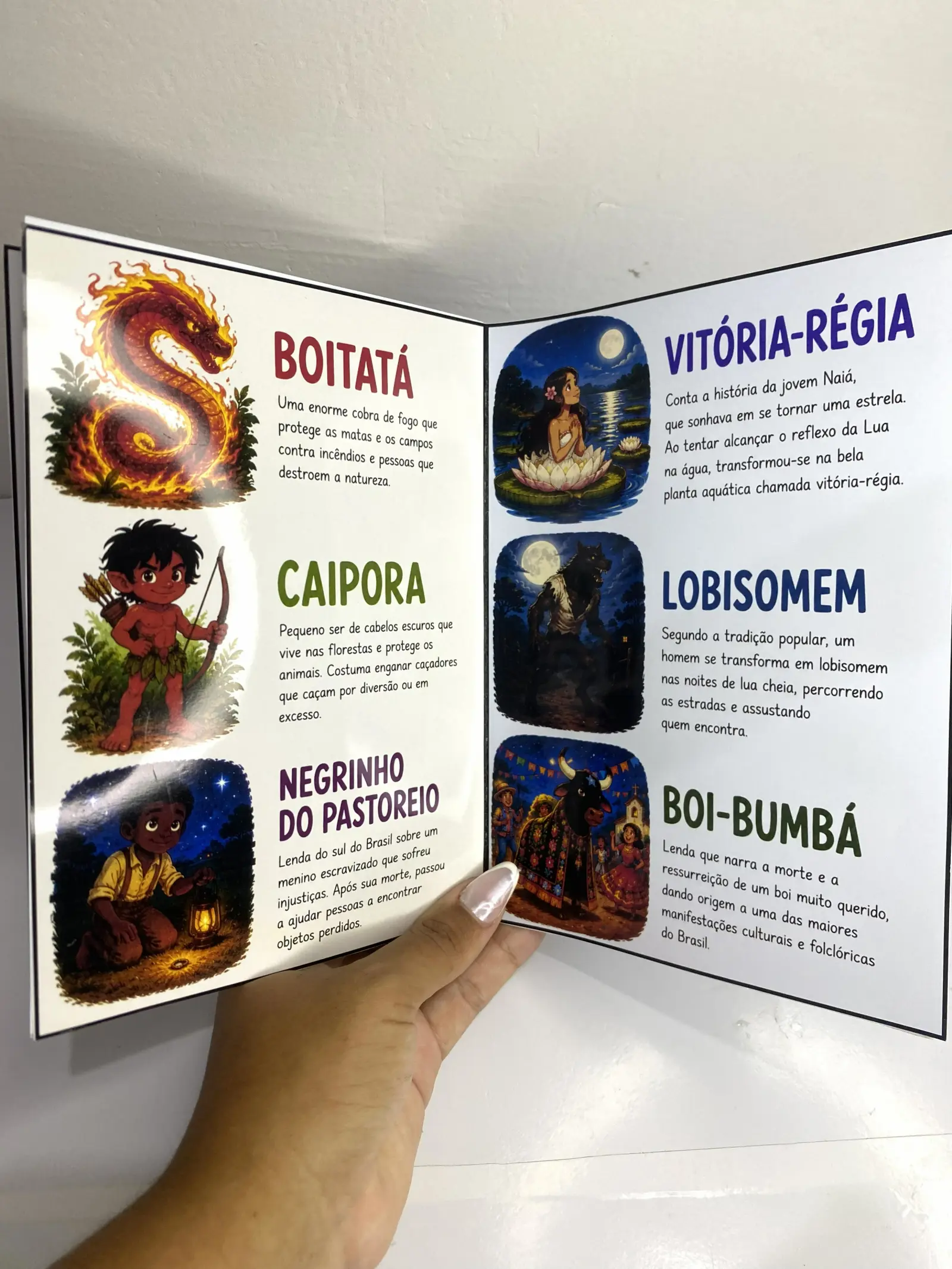 Livrinho Lendas do Folclore Brasileiro — amostra 3: Um recurso encantador para aproximar as crianças das lendas brasileiras…