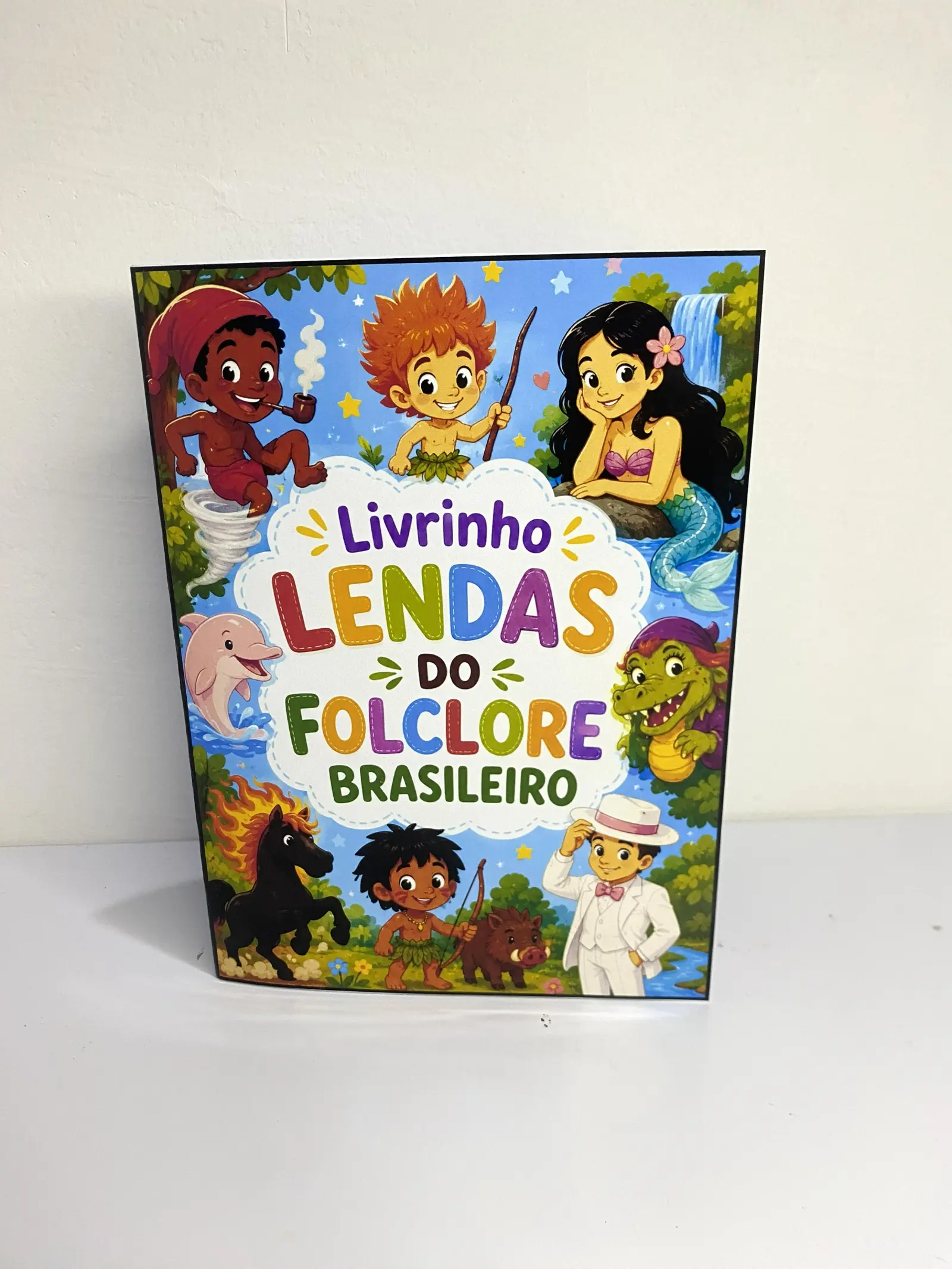 Livrinho Lendas do Folclore Brasileiro — capa do material