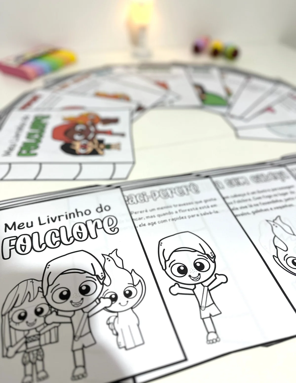 LIVRINHO LÚDICO DO FLOCLORE - EDUCAÇÃO INFANTIL E FUNDAMENTAL — amostra 2: Livrinho do Folclore Brasileiro com as… LIVRINHO LÚDICO DO FLOCLORE - EDUCAÇÃO INFANTIL E FUNDAMENTAL — amostra 2: Livrinho do Folclore Brasileiro com as…