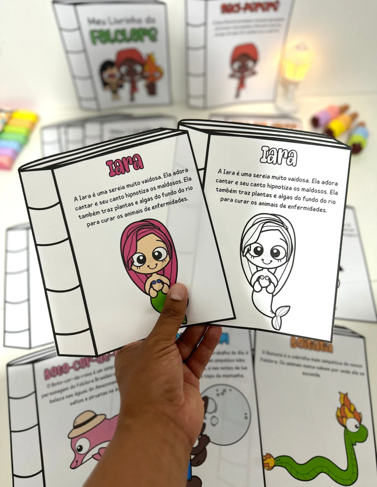 LIVRINHO LÚDICO DO FLOCLORE - EDUCAÇÃO INFANTIL E FUNDAMENTAL — amostra 3: Livrinho do Folclore Brasileiro com as… LIVRINHO LÚDICO DO FLOCLORE - EDUCAÇÃO INFANTIL E FUNDAMENTAL — amostra 3: Livrinho do Folclore Brasileiro com as…