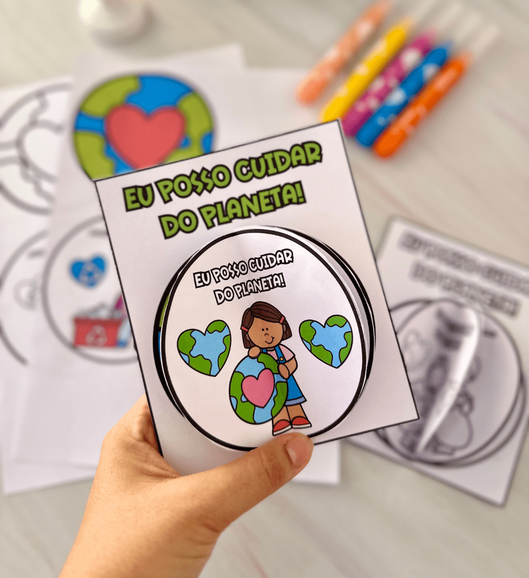 Livrinho meio ambiente: Eu Posso Cuidar do Planeta — amostra 3: Como usar em sala de aula