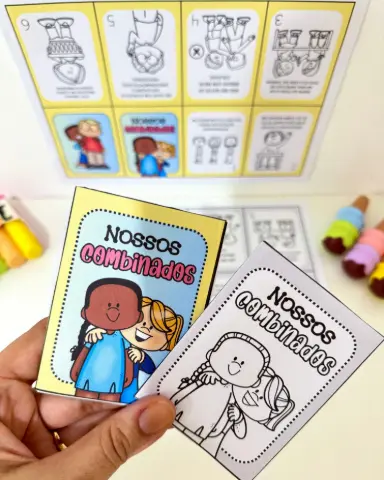 Livrinho Nossos Combinados para Educação Infantil e Anos Iniciais — capa do material
