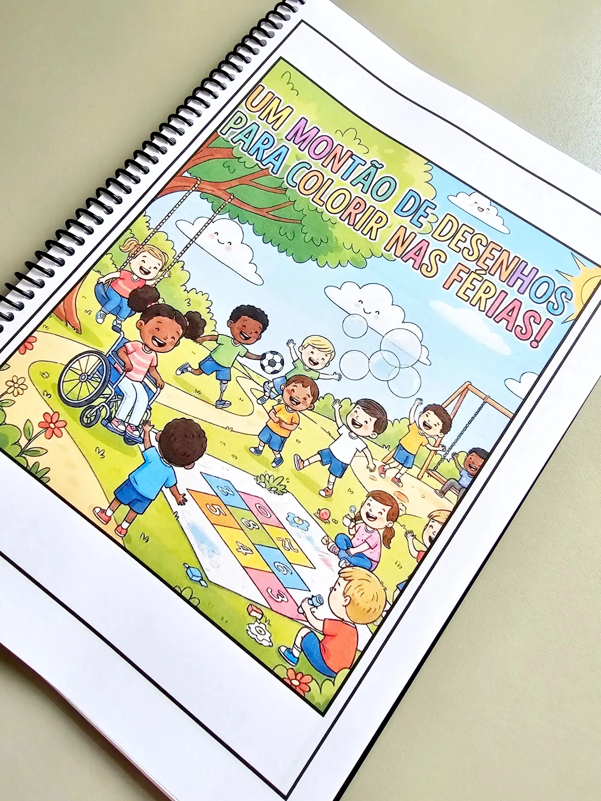 Livrinho para Colorir nas Férias com 100 Desenhos para imprimir — amostra 5: Livrinho de férias em pdf com 100 desenhos… Livrinho para Colorir nas Férias com 100 Desenhos para imprimir — amostra 5: Livrinho de férias em pdf com 100 desenhos…