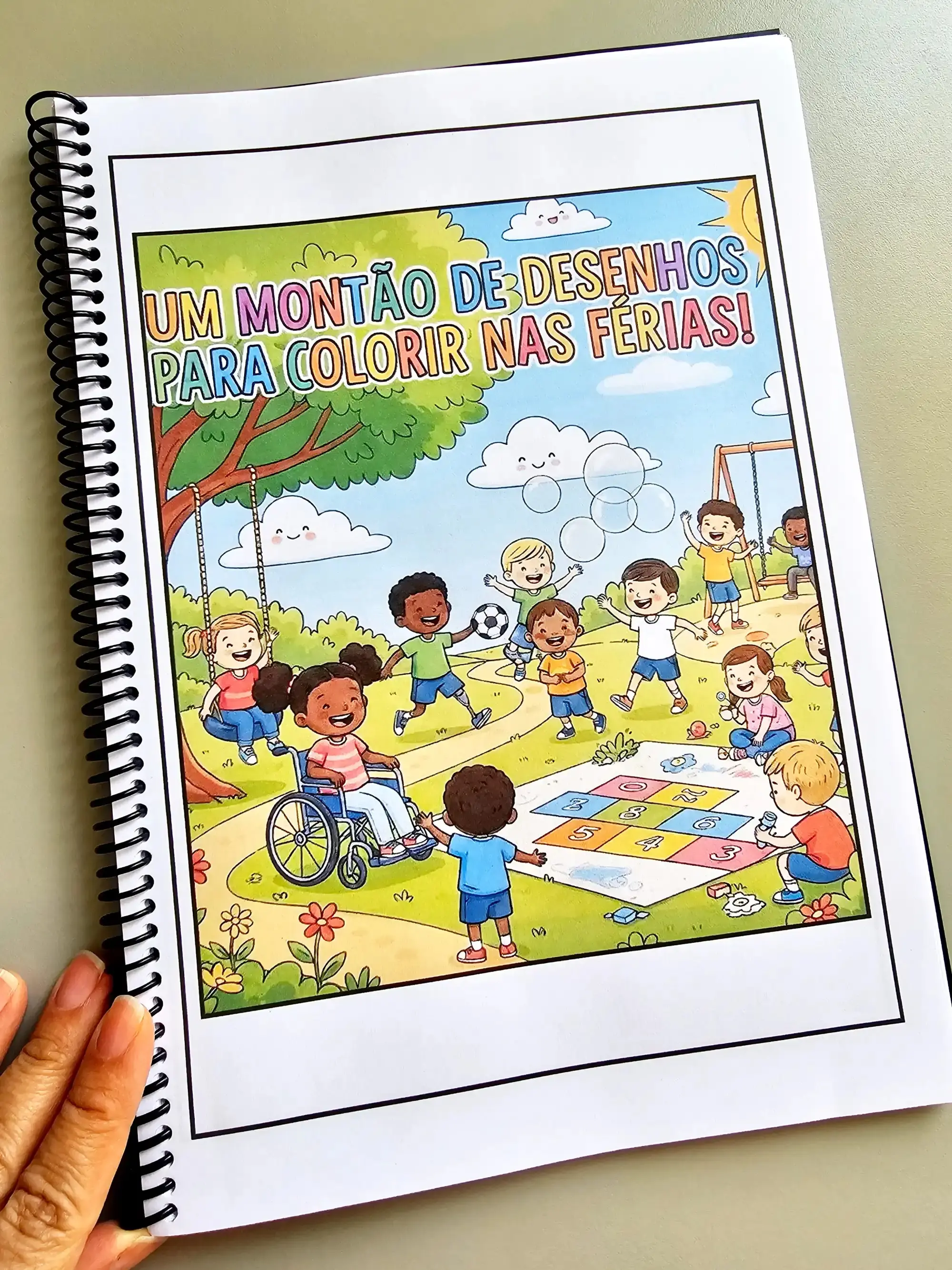 Livrinho para Colorir nas Férias com 100 Desenhos para imprimir — Atividades para Educação Infantil: Livrinho de férias em…