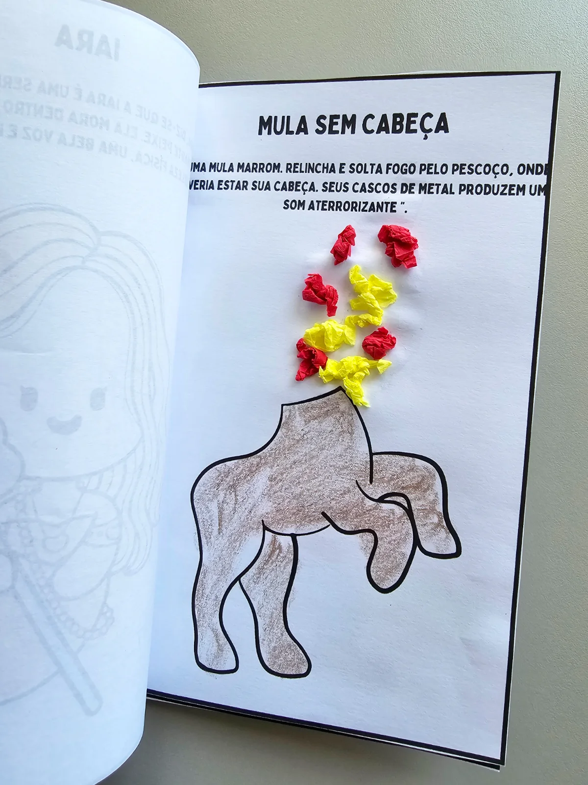 Livrinho Personagens do Folclore — amostra 1: Um livrinho educativo para apresentar às crianças personagens e lendas do…