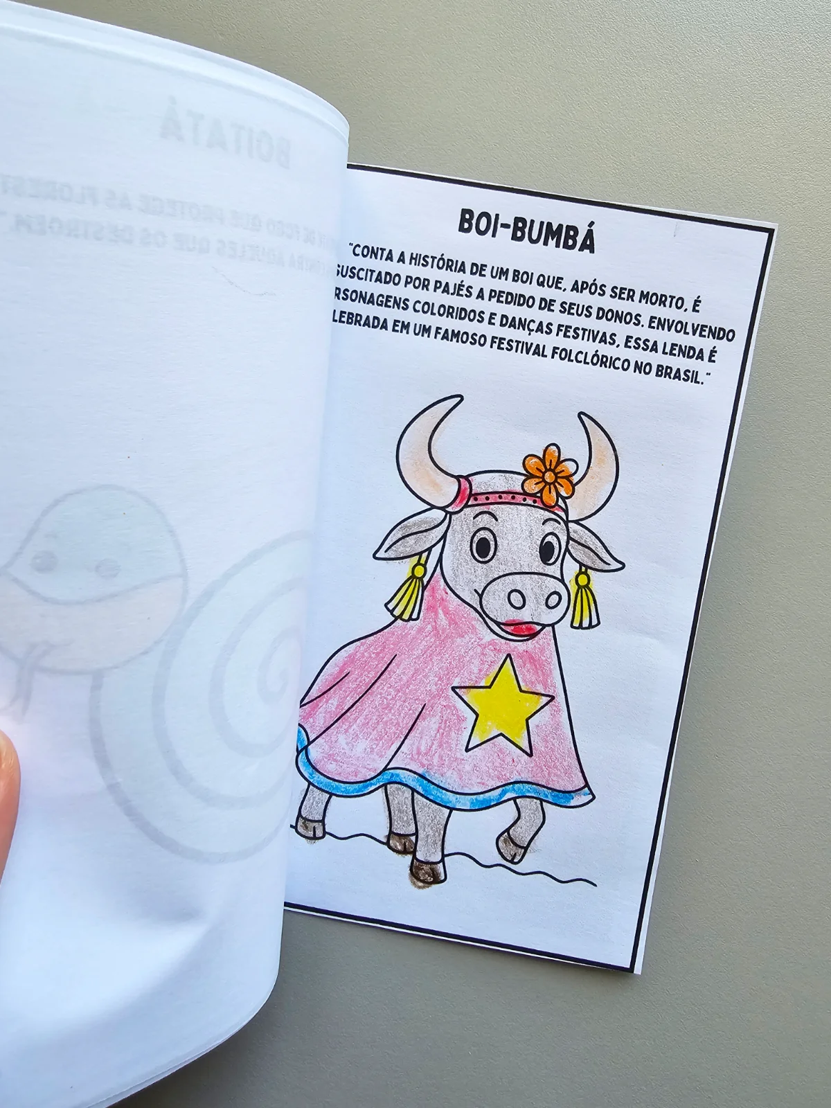 Livrinho Personagens do Folclore — amostra 3: Um livrinho educativo para apresentar às crianças personagens e lendas do…