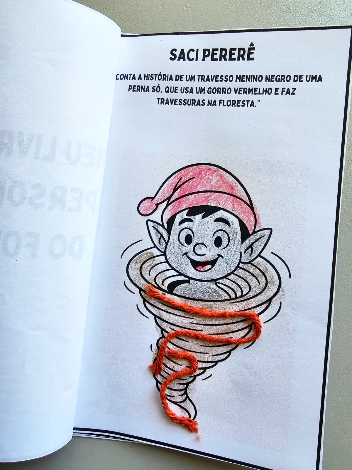 Livrinho Personagens do Folclore — amostra 4: Um livrinho educativo para apresentar às crianças personagens e lendas do…