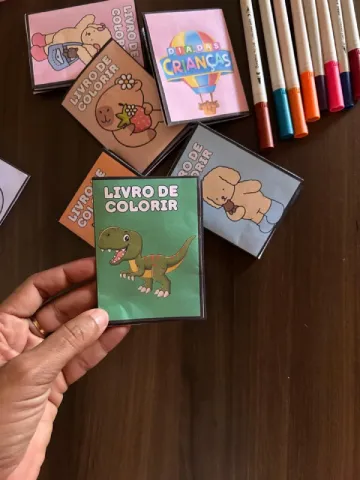 Livrinhos para colorir Dia das Crianças: 6 Modelos — amostra 1: ❤️🎨O passatempo que toda criança AMA e que toda professora…