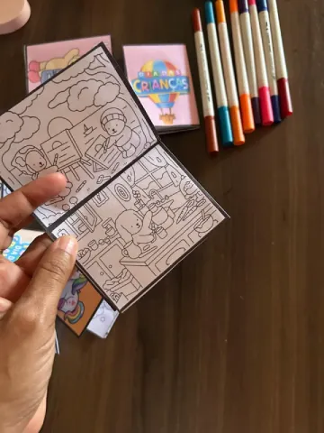Livrinhos para colorir Dia das Crianças: 6 Modelos — amostra 2: ❤️🎨O passatempo que toda criança AMA e que toda professora…