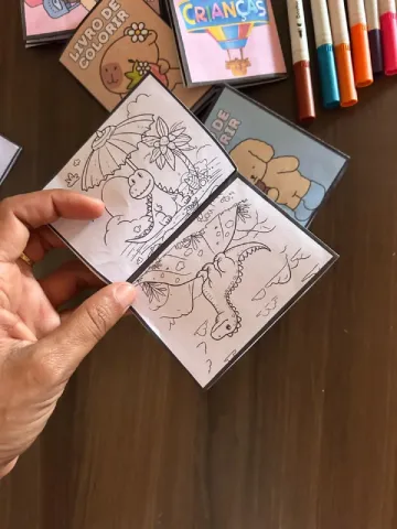 Livrinhos para colorir Dia das Crianças: 6 Modelos — amostra 5: ❤️🎨O passatempo que toda criança AMA e que toda professora…