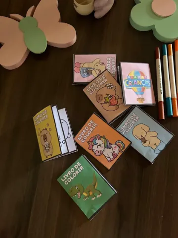Livrinhos para colorir Dia das Crianças: 6 Modelos — amostra 6: ❤️🎨O passatempo que toda criança AMA e que toda professora…
