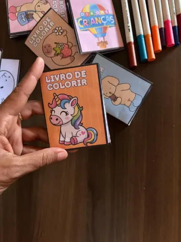Livrinhos para colorir Dia das Crianças: 6 Modelos — amostra 7: ❤️🎨O passatempo que toda criança AMA e que toda professora…