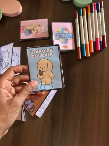 Livrinhos para colorir Dia das Crianças: 6 Modelos — capa do material
