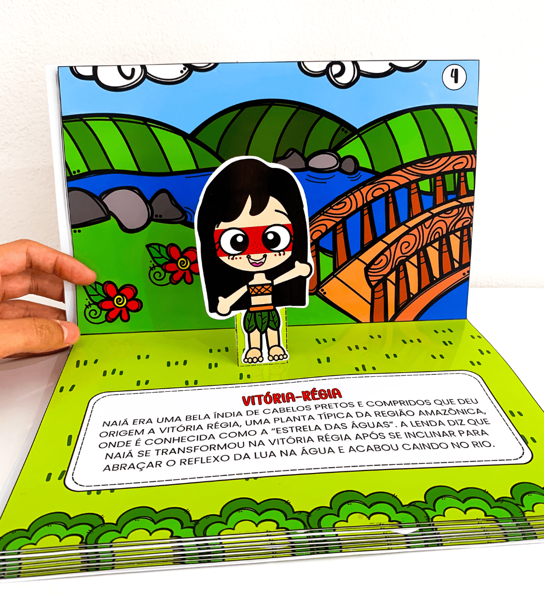 Livro 3D de Folclore Brasileiro: Personagens para Imprimir — amostra 4: Para quem é indicado