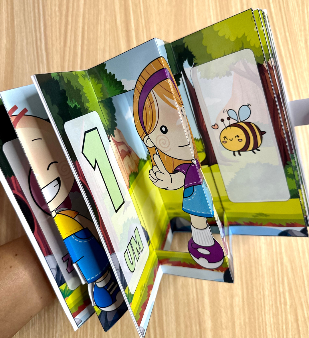 Livro 3D de numerais: números de 0 a 10 na Educação Infantil — amostra 3: Como usar em sala de aula