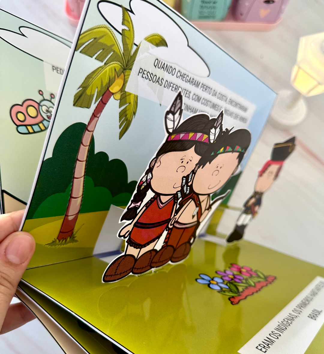 Livro 3D Descobrimento do Brasil em PDF para Educação Infantil — amostra 3: Como usar em sala de aula